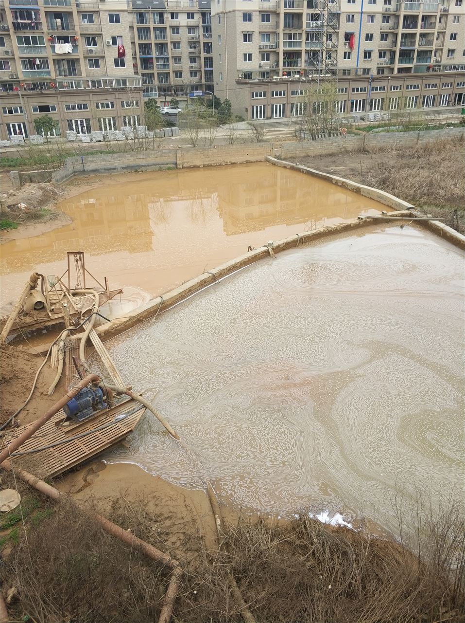 南吕镇沉淀池淤泥清理-厂区废水池淤泥清淤